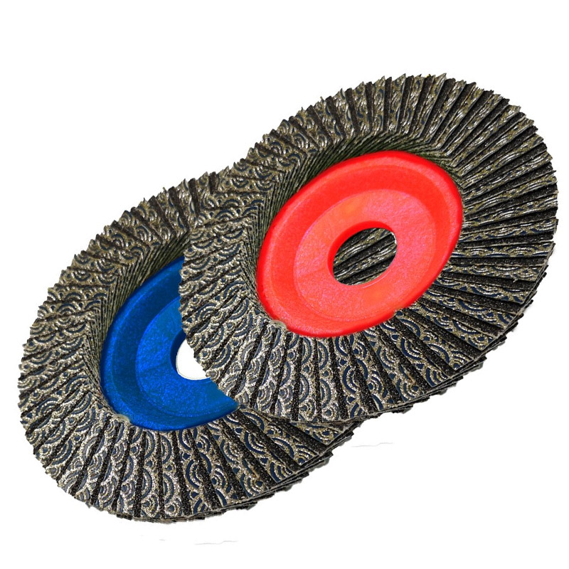 Disc lamelar / evantai de slefuire Ø115 mm, G120, tip 072F120