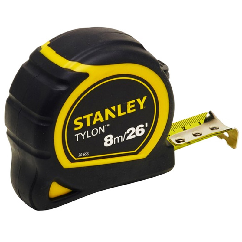 Ruleta TYLON cu protectie cauciuc 8m, Stanley 0-30-656