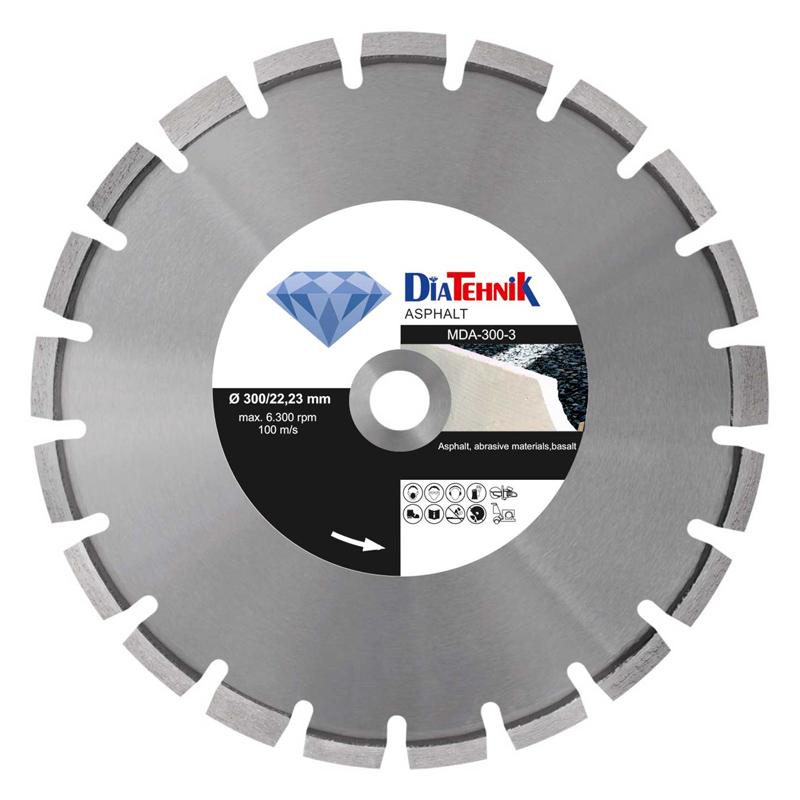 Disc diamantat Asphalt, pentru asfalt/materiale abrazive, 350x25.4 mm