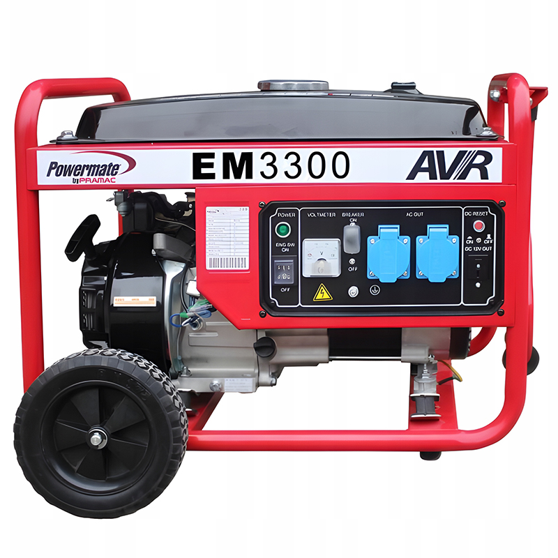 Generator de curent monofazat, 3 kW, AVR, tip EM3300