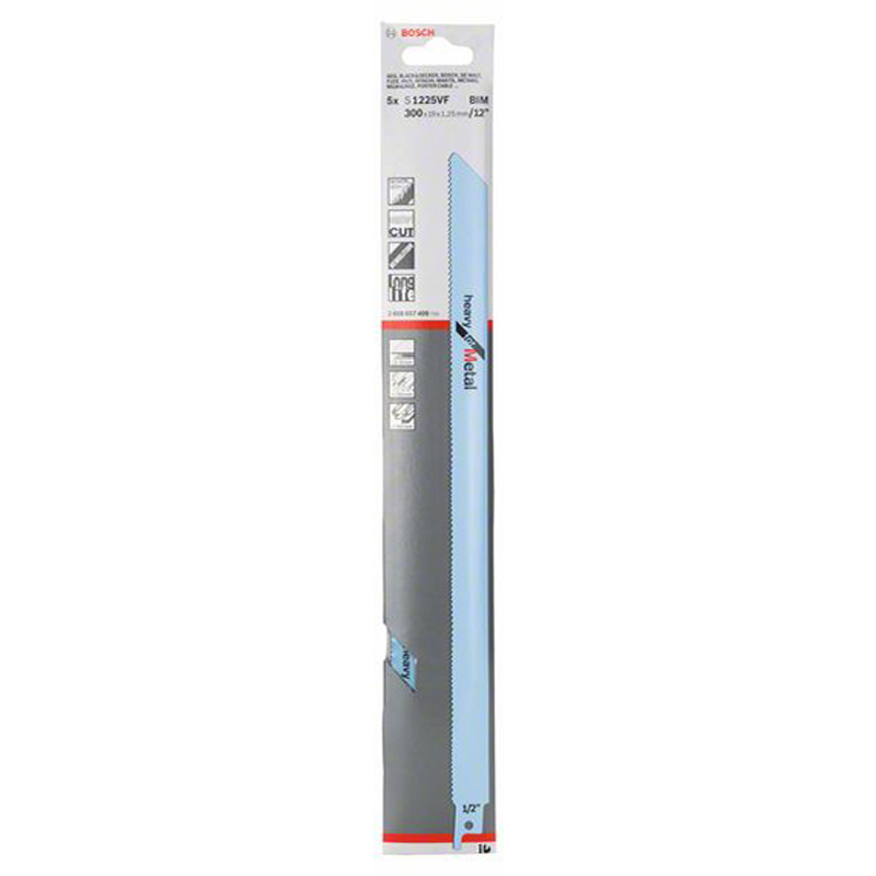 Set 5 panze pentru fierastraie sabie, tip S 1225 VF Heavy