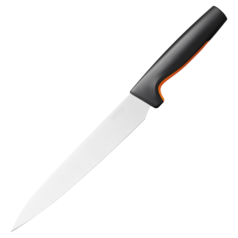 Cutit pentru transat carne, Fiskars, FunctionalForm, lama inoxidabila, 21 cm