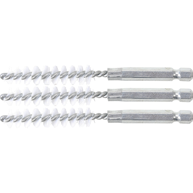 Set 3 perii rotative Ø10mm, fir nylon