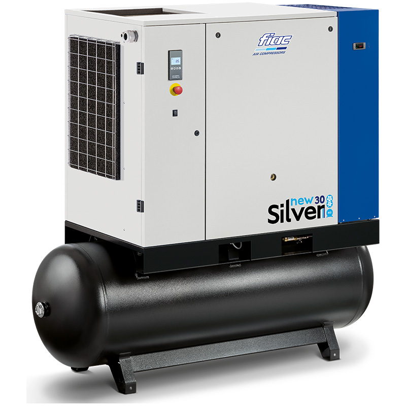 Compresor cu șurub și uscător FIAC NEW SILVER 30/500D | 10 bar, 3090 l/min, 30CP - compresor industrial