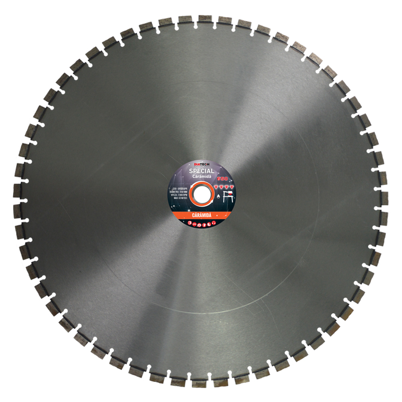 Disc diamantat DIATECH pentru caramida 700 mm - taiere profesionala