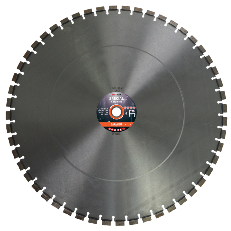 Disc diamantat DIATECH pentru caramida 750 mm - taiere profesionala