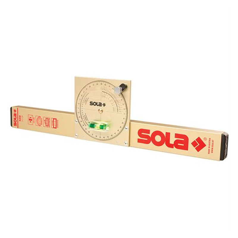 Inclinometru magnetic disc SOLA - NAM 50 T, 50 cm, 1 bula, cu geanta