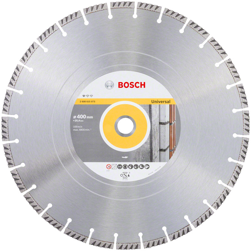 Disc diamantat BOSCH Cutting Blade, Standard Universal 400x25.4 mm