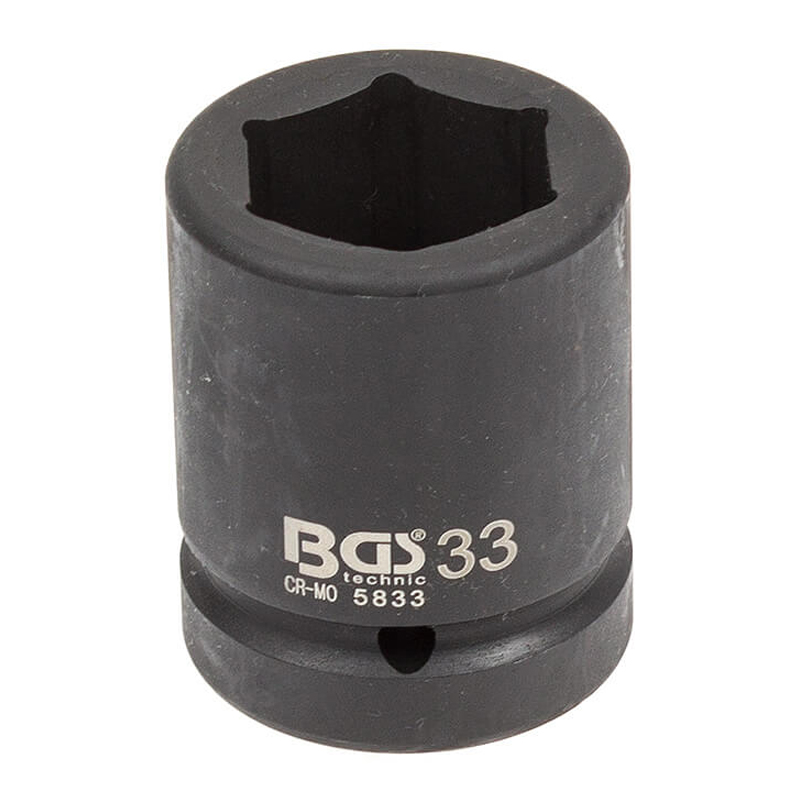 Cheie tubulara de impact BGS | 33 mm, 1