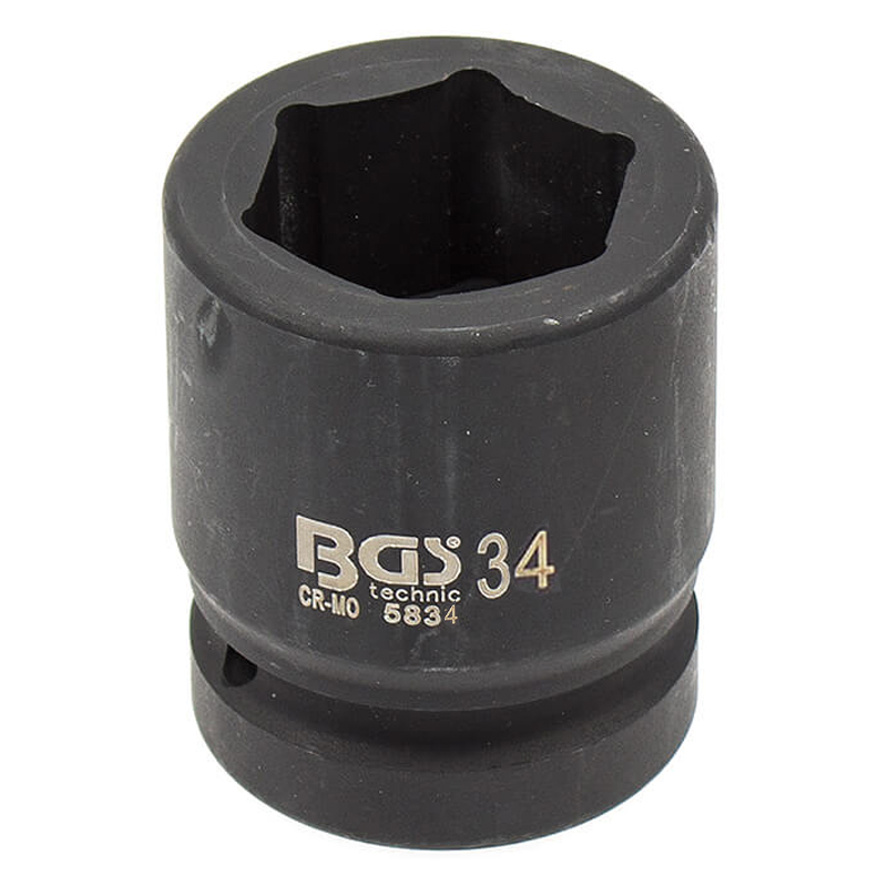 Cheie tubulara de impact BGS | 34 mm, 1