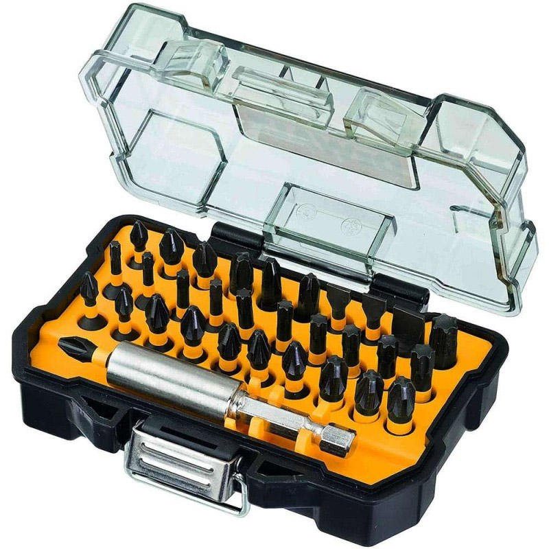 Set 32 accesorii pentru insurubare , 31 biti Torx/PH/PZ/Drept, cu prelungitor, tip DT70523T-QZ FLEXTORQ