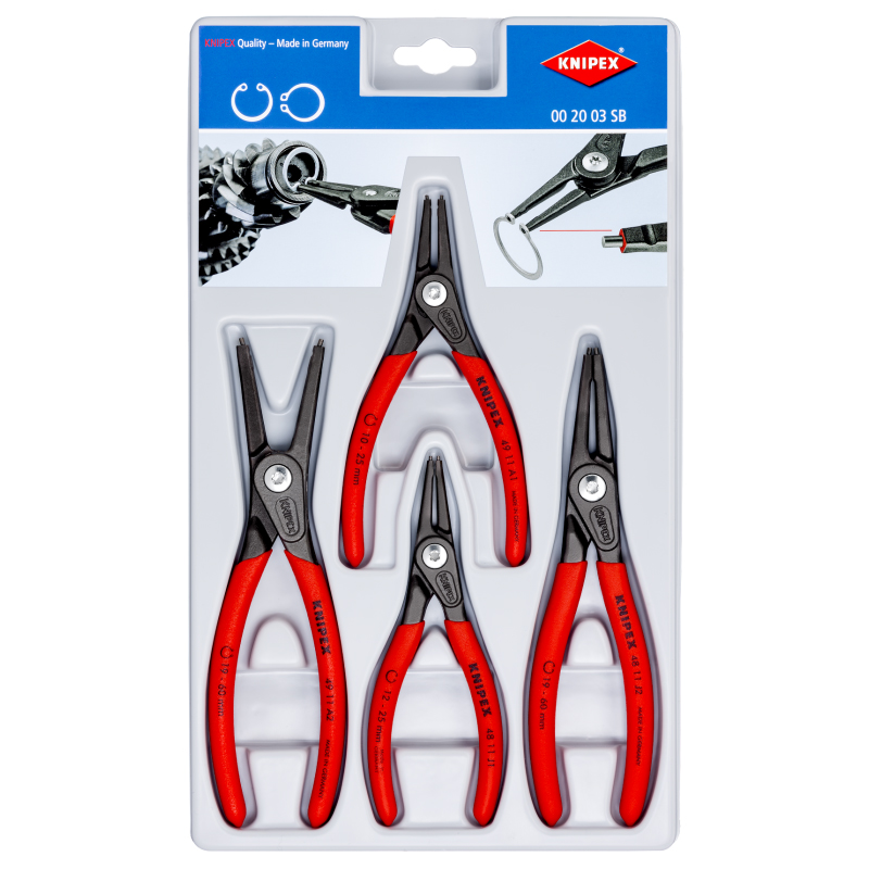 Set 4 clesti pentru sigurante, Knipex