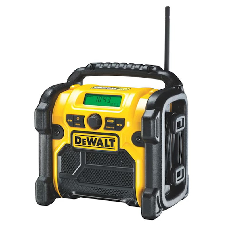 Radio santier dubla alimentare 230V/10.8-18V XR Li-Ion, SOLO, DeWalt DCR020-QW