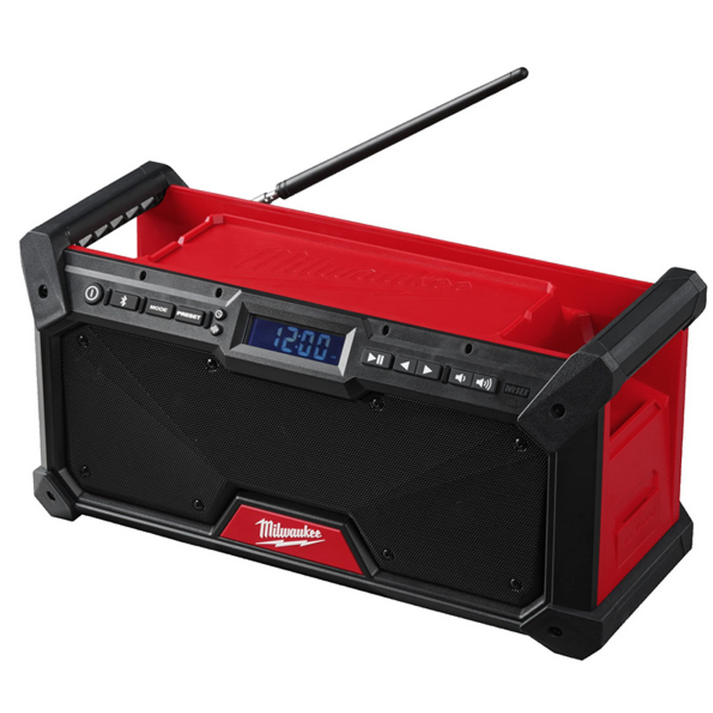 Radio santier cu dubla alimentare 220 V/18V REDLITHIUM™, SOLO, Milwaukee M18 RADDAB+G2