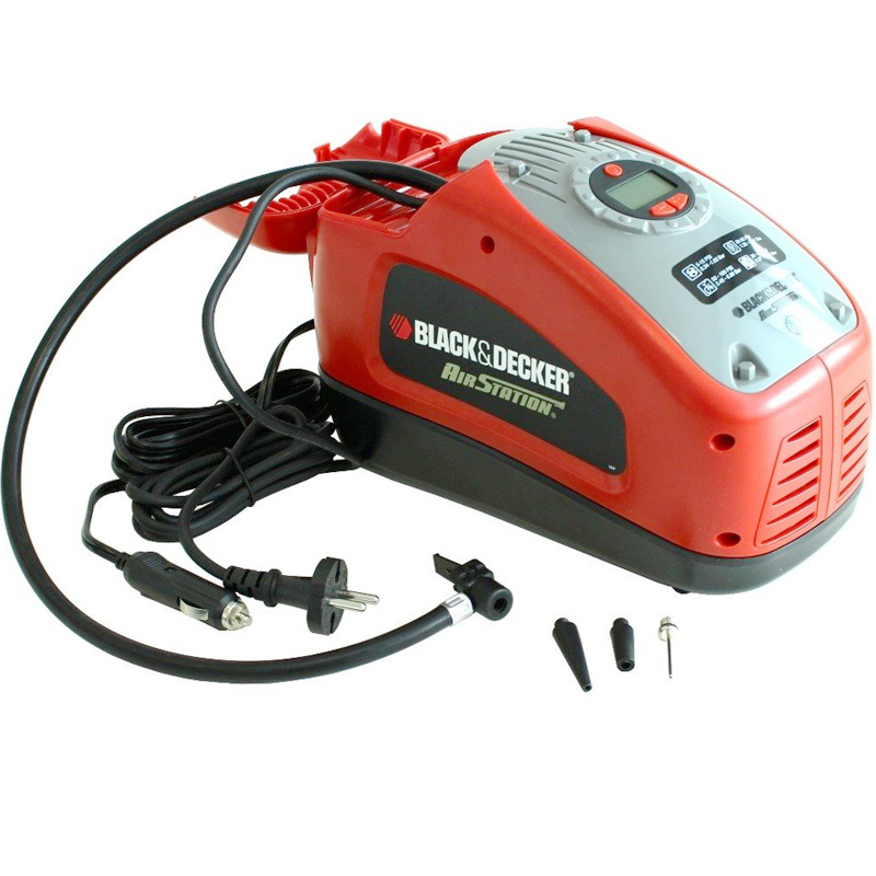 Compresor auto 12 V / 220V, 11 bar, Black&Decker ASI300-QS