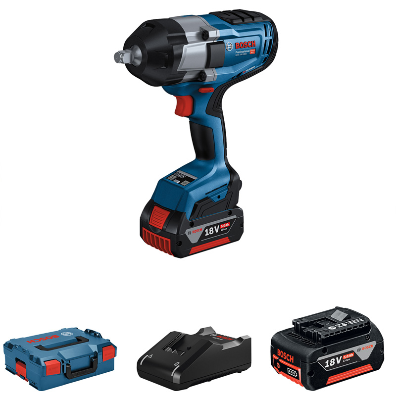 Masina de insurubat cu impact 18V, 2x5.0 Ah, 1000 Nm, BOSCH tip GDS 18V-1000