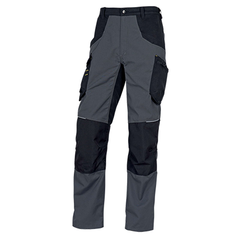 Pantalon de lucru DELTA PLUS MACH 5, croiala lejera, gri/negru, marime 
