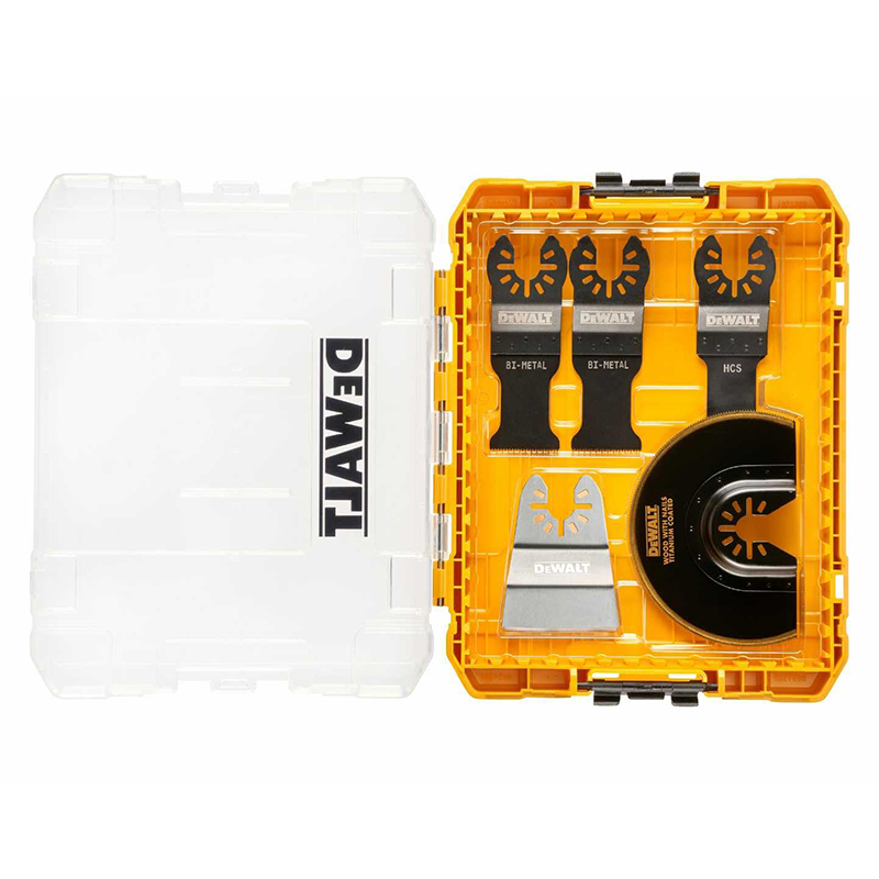 Set 5 lame (panze) pentru masini multifunctionale, taieri in lemn, PVC, rigips, Dewalt DT20761-QZ