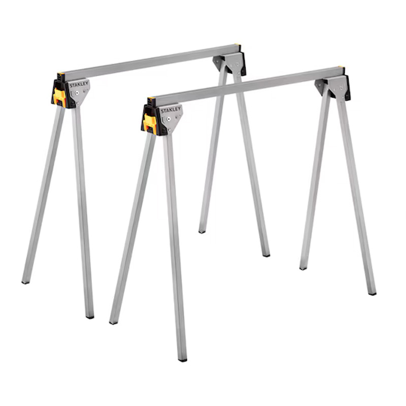 Set 2 capre metalice de taiat lemne 85.5x73.6x42.4 cm, capacitate max. 450 kg, pliabile, STANLEY® ESSENTIAL STST81337-1