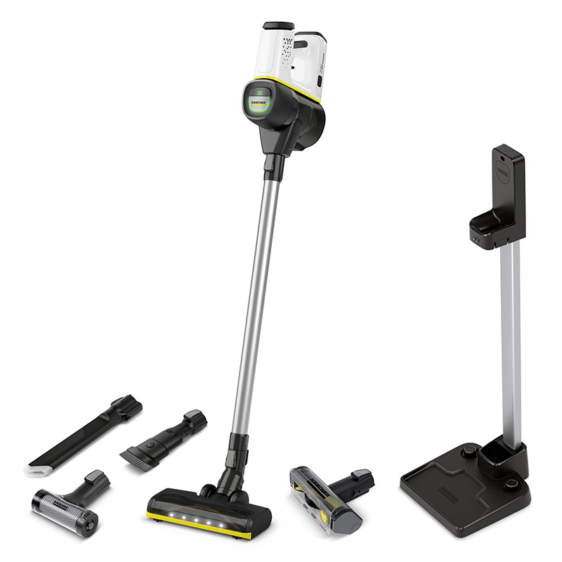 Aspirator vertical cu acumulator 25.2V, 2.5Ah, Karcher, tip VC6 Cordless OurFamily Extra, filtru Hepa