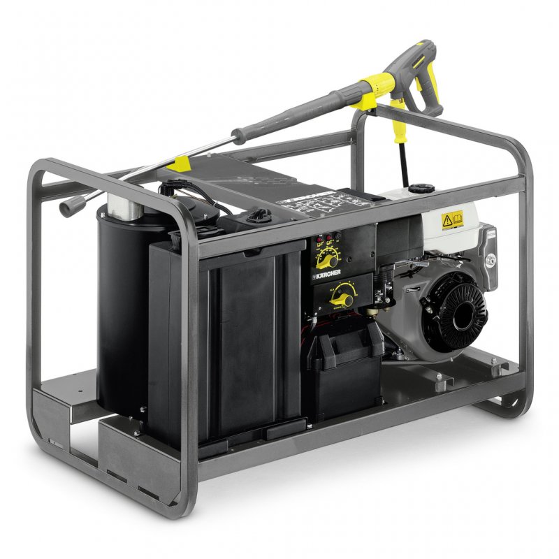Aparat de spalat cu presiune cu motor termic (benzina) si incalzire, Karcher HDS1000Be