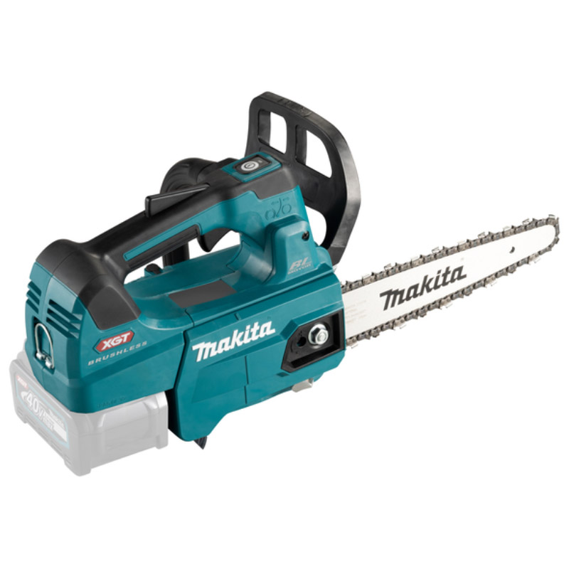 Electrofierastrau cu lant, cu acumulatori Li-Ion XGT 40Vmax, lama ascutita pentru sculptura 25 cm, SOLO, Makita tip UC006GZ