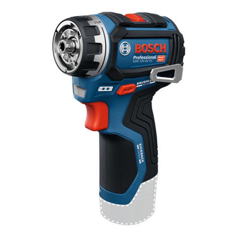 Masina de gaurit/insurubat Advanced KickBack Control cu acumulatori 12V, SOLO, tip PRO GSR 12V-32 FC