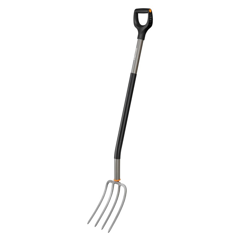 Furca pentru sapat/afanat material vegetal, 2.0 kg, maner 1230 mm, Fiskars Ergonomic