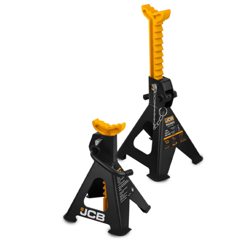Set 2 suporti (capre) de sustinere 2 tone cu bolt de siguranta, JCB