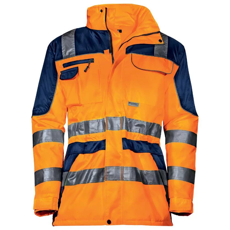 Geaca reflectorizanta portocalie Parka Uvex Protection Flash, marime 5XL