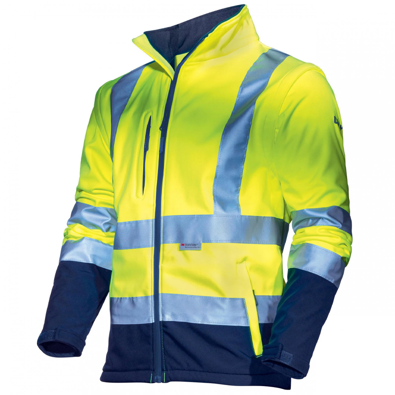 Jacheta reflectorizanta galbena Softschell Uvex Protection Flash, marime S