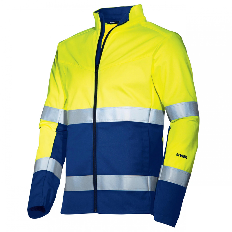 Jacheta reflectorizanta galbena de lucru Uvex suXXeed Construction, marime XS