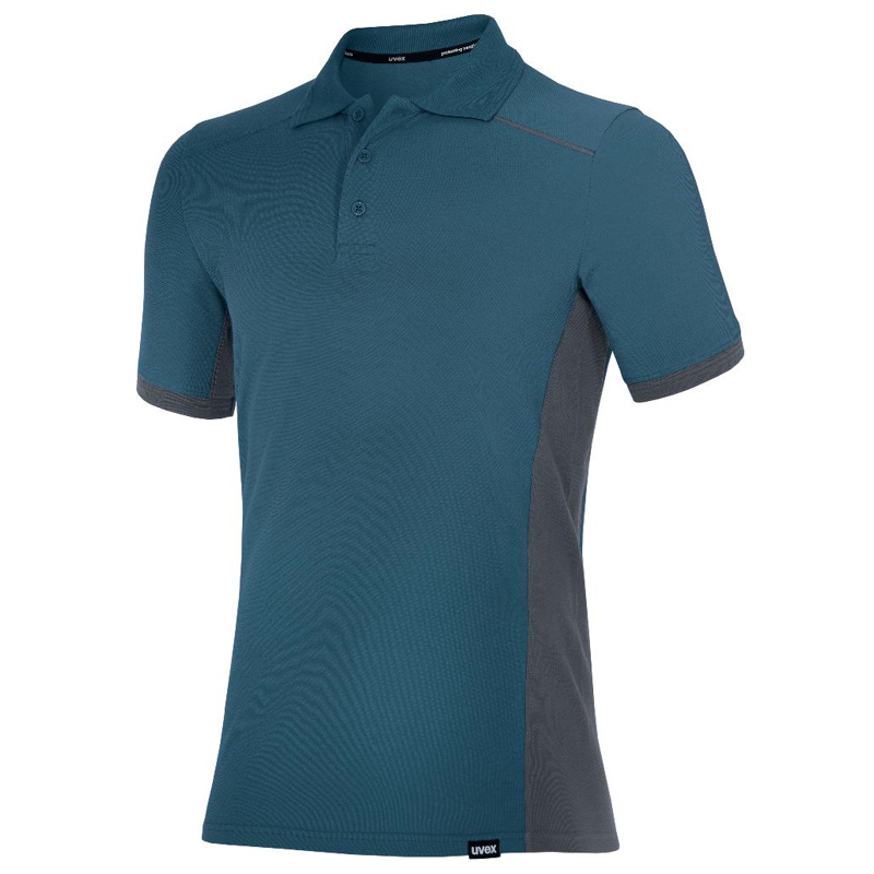 Tricou Polo albastru Uvex suXXeed Industry, marime S