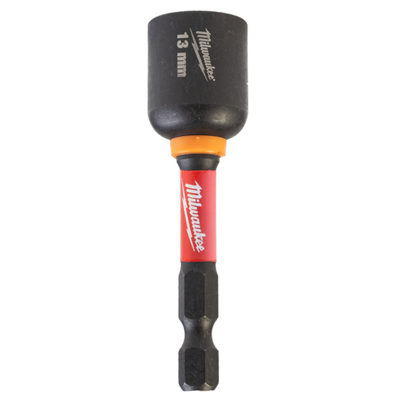 Cheie tubulara magnetica de impact MILWAUKEE, pentru masini de insurubat, 1/4”, 13 mm