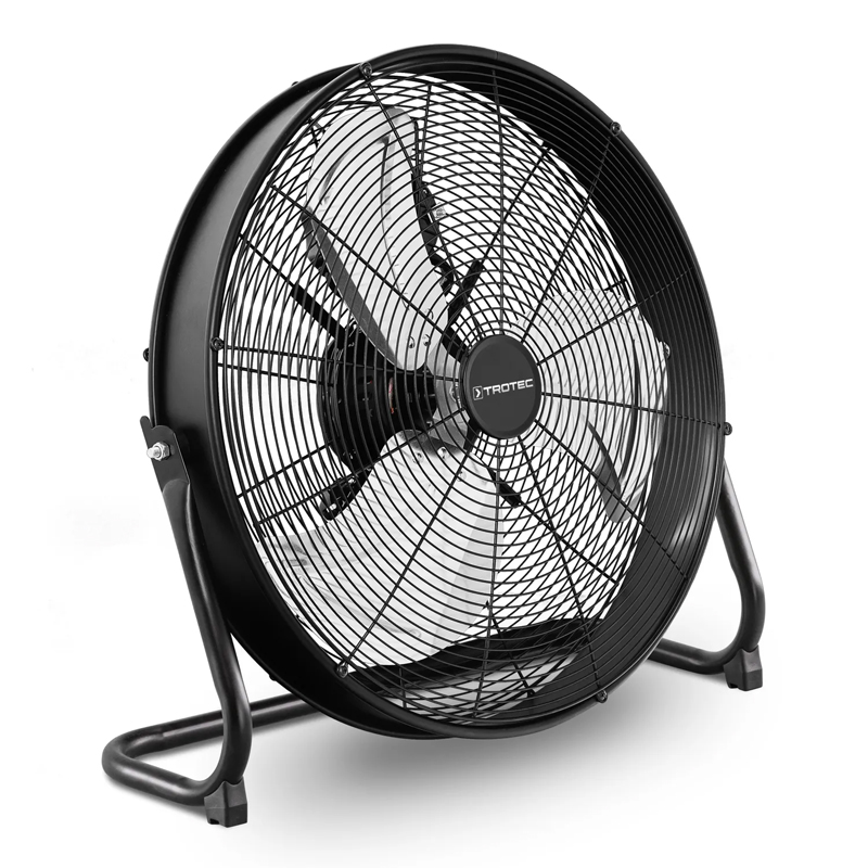 Ventilator de podea negru, Trotec, 6562m³/h, 120W, 3 trepte, tip TVM20D