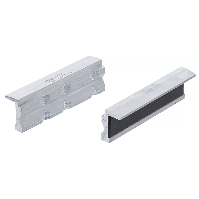 Bacuri protectie menghina 100mm, aluminiu cu profil in V pentru tevi, BGS