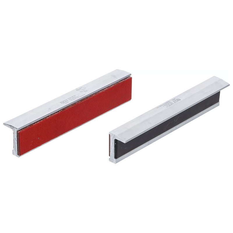 Bacuri protectie menghina 150mm, cu suprafata din plastic rosu, BGS
