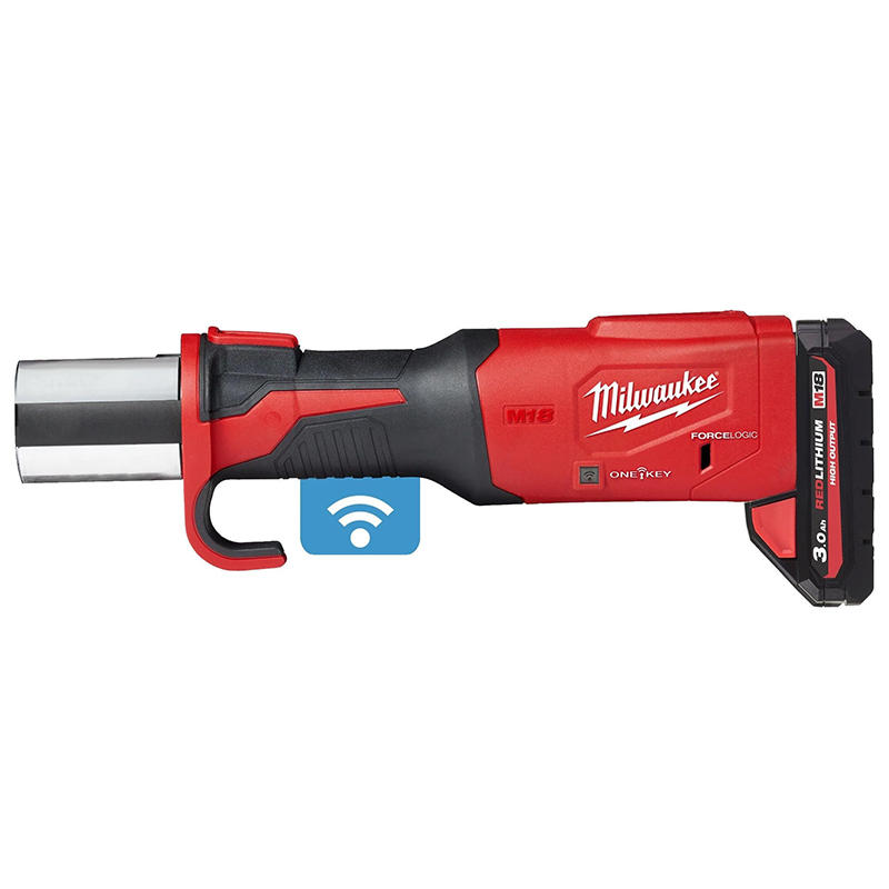 Presa hidraulica pentru sertizat tevi metalice sau compozite, M18™, 2x3Ah, FORCE LOGIC™ Milwaukee High Force, tip M18 ONEBLHPT-302C