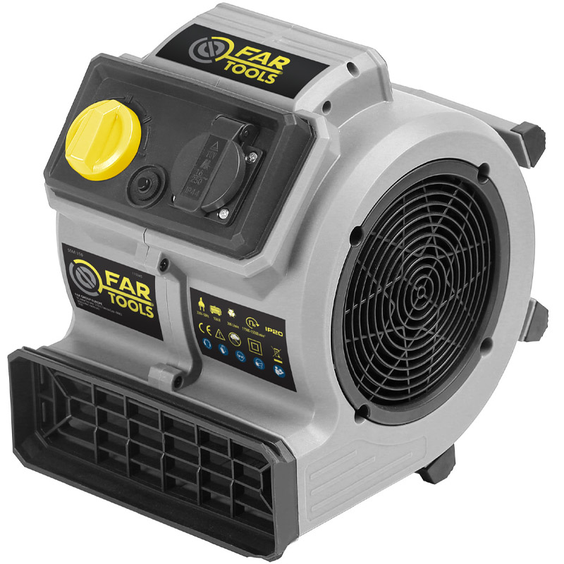 Ventilator de podea, radial, 150W, 3 trepte, FarTools tip SAS150