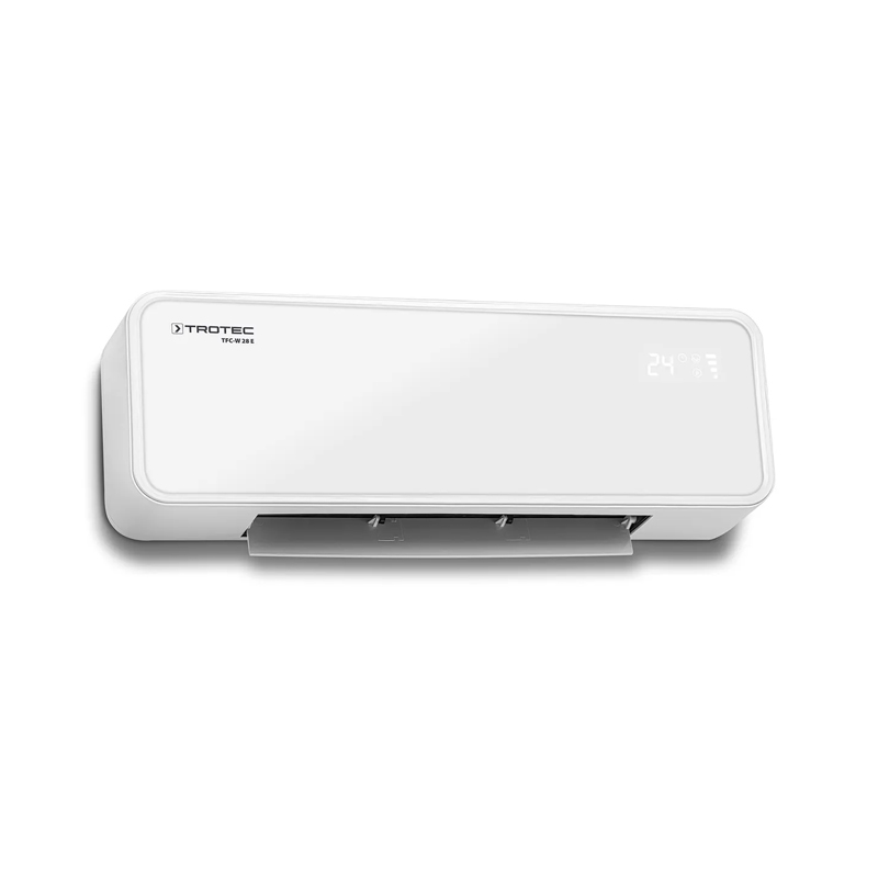 Incalzitor electric de perete Trotec TFC-W28E, 2kW, cu ventilator si telecomanda/termostat digital