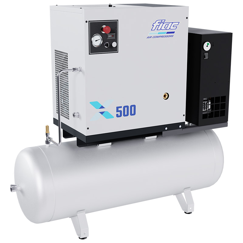 Compresor cu surub cu inverter, cu uscator, FIAC X500/200+D, 10 bar Compresor cu surub cu inverter, cu uscator, FIAC X500/200+D, 10 bar