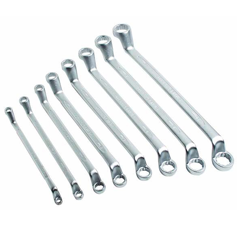 Set 8 chei inelare cu cot 6 - 22 mm, STANLEY Maxi-Drive Plus
