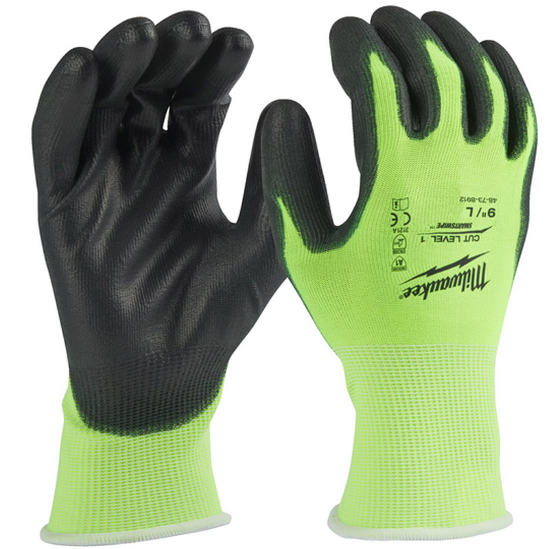 Manusi de inalta vizibilitate rezistente la taiere nivel A, marime L/9