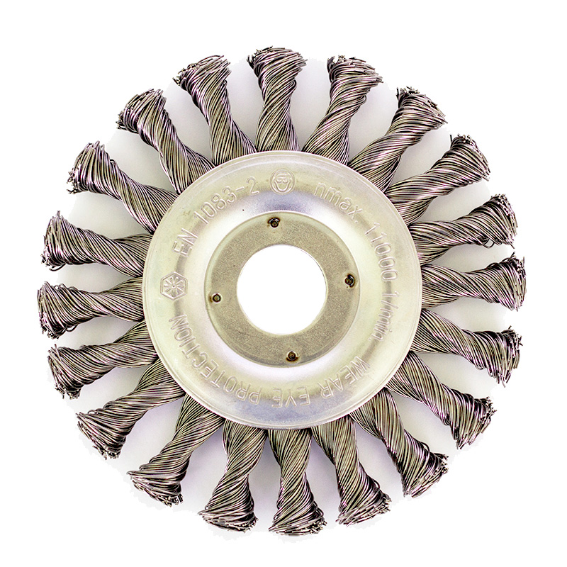 Perie sarma disc 100 mm, fir 0,5mm otel rasucit, OSBORN