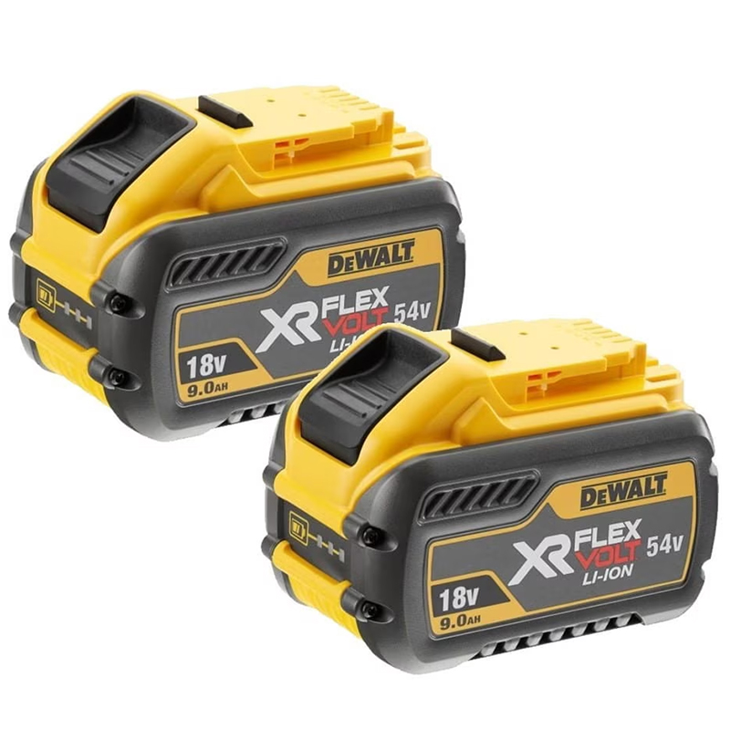 Pachet 2 acumulatori XR FLEXVOLT 18V / 9Ah, Dewalt
