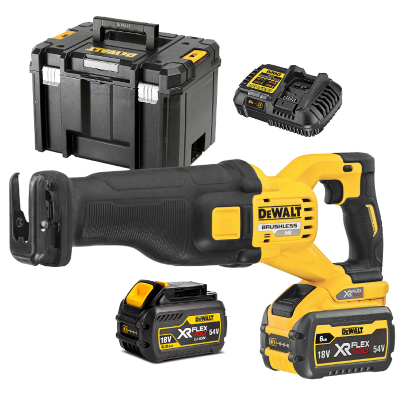 Fierastrau alternativ (sabie) 54V FLEXVOLT®, 2x6.0 Ah, tip DCS389T2-QW