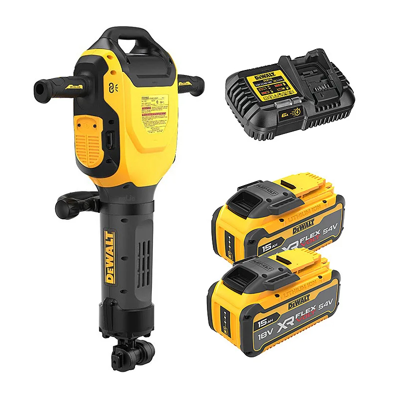 Ciocan demolator cu acumulatori DEWALT DCH966Z2-QW, SDS-Max, 54V, 2x15.0 Ah, 41 J, 18.5kg 