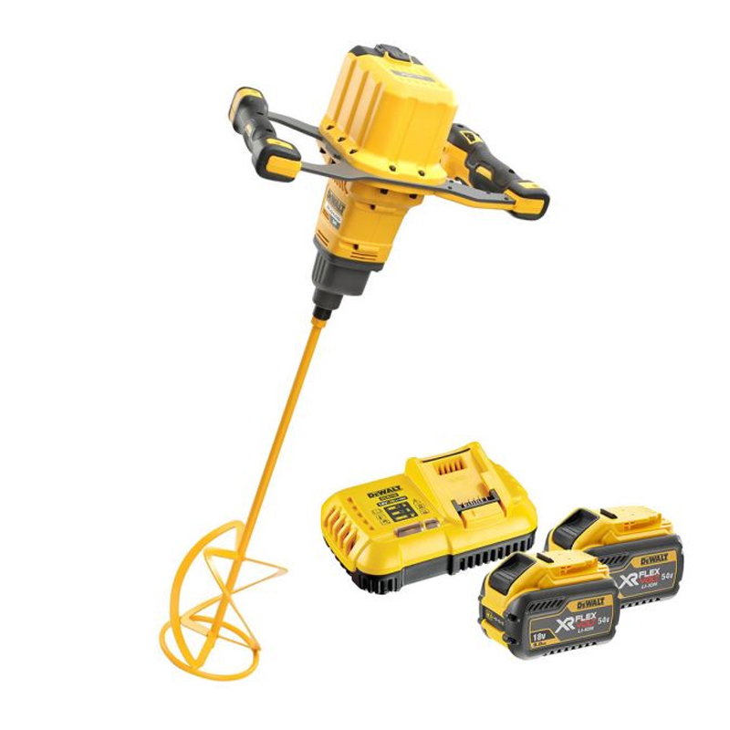Amestecator manual cu acumulatori 54V Li-Ion FlexVolt, DeWalt, tip DCD240X2-QW