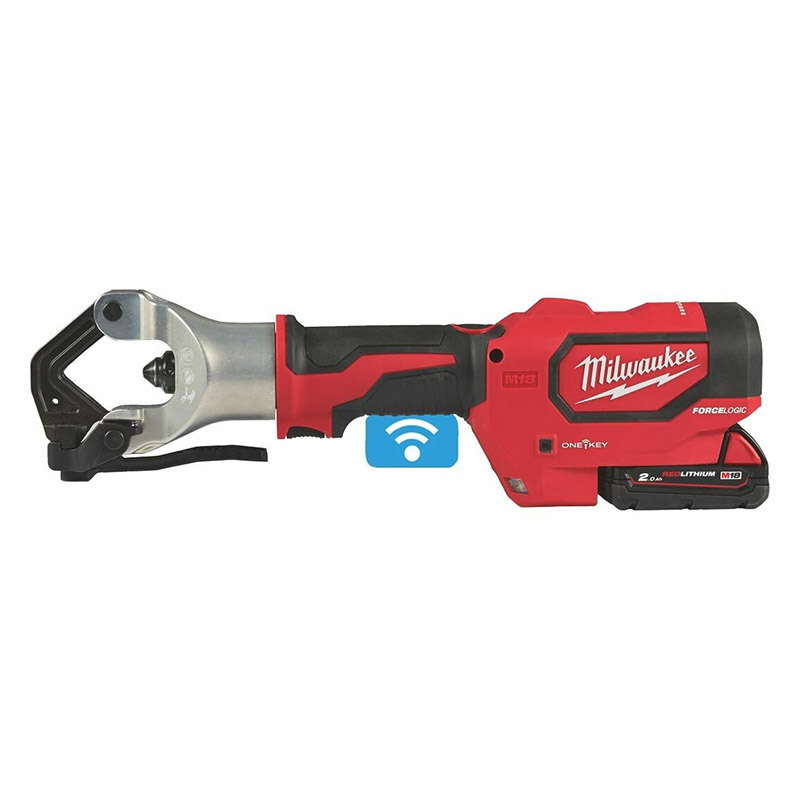 Presa hidraulica, sertizor fara bacuri M18™, 2x2Ah, FORCE LOGIC™ Milwaukee High Force, tip M18 HDCT-202C