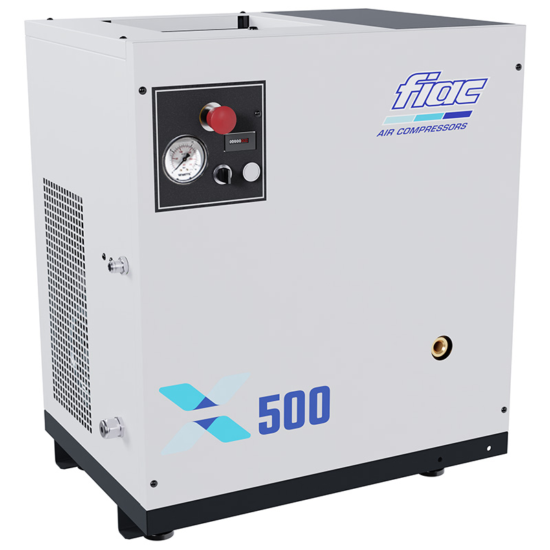 Compresor cu surub FIAC X500 cu invertor | 10 bar, 498 l/min, 5.5CP - compresor profesional